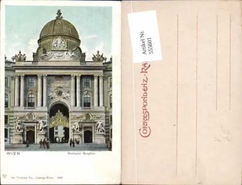 555601,Wien Innere Stadt Hofburg Michaeler Burgtor pub Trenkler 5802