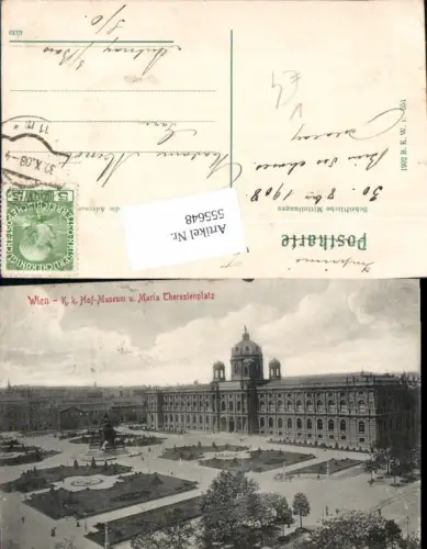 555648,Wien Innere Stadt Hofmuseum Museum Maria Theresienplatz