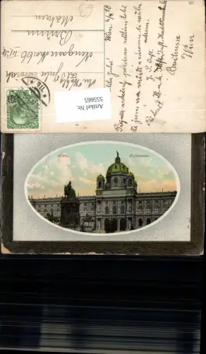 555665,Passepartout AK Wien Innere Stadt Hofmuseum Museum