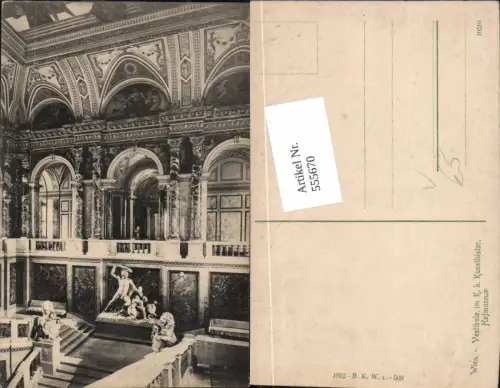 555670,Wien Innere Stadt Hofmuseum Museum Vestibule Kunsthistorisches