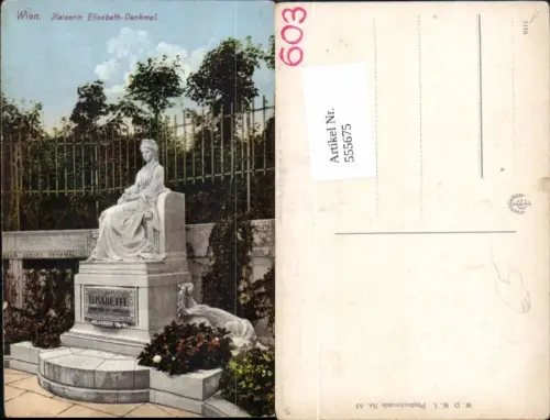 555675,Wien Innere Stadt Kaiserin Elisabeth Denkmal Sissi