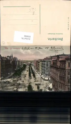 555692,Wien Innere Stadt Schottenring Tram Tramway pub B.K.W.I. 572
