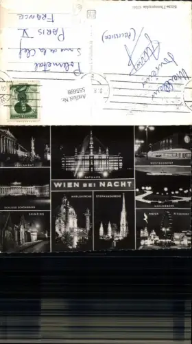 555699,Wien Innere Stadt bei Nacht
