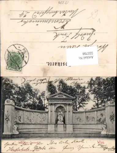 555708,Wien Innere Stadt Grillparzer Denkmal pub Stengel Co. 4553