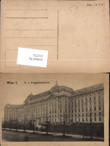 555722,Wien Innere Stadt K.K. Kriegsministerium