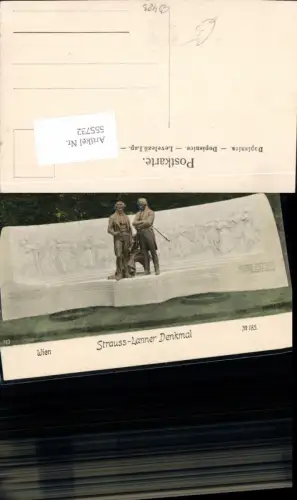 555732,Wien Innere Stadt Strauss Lanner Denkmal