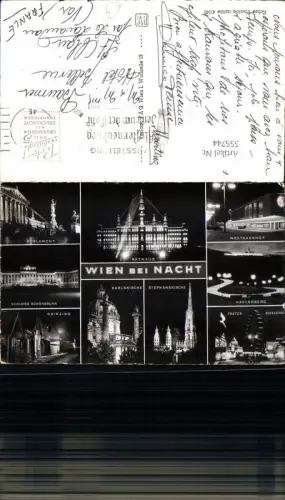 555744,Wien Innere Stadt bei Nacht