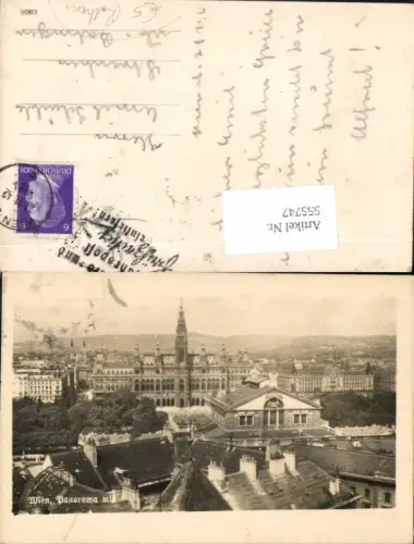 555747,seltene Foto-AK Wien Innere Stadt Rathaus