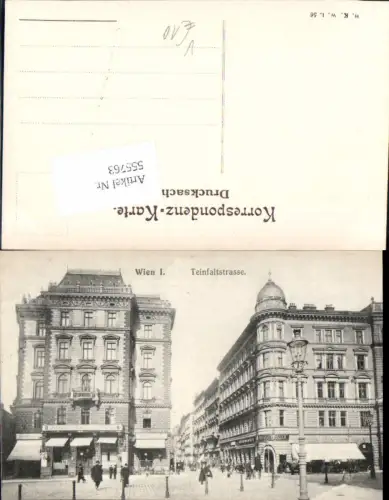 555763,Wien Innere Stadt Teinfaltstrasse Laterne Burgtheater Leute pub B.K.W.I. 56