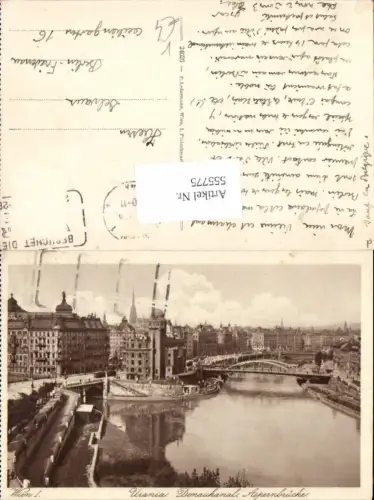 555775,Wien Innere Stadt Urania Donaukanal Aspernbrücke
