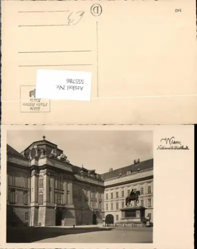 555786,Wien Innere Stadt Nationalbibliothek Bibliothek