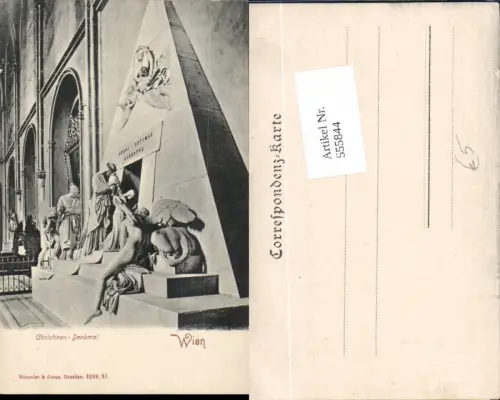 555844,Wien Innere Stadt Christinen Denkmal pub Römmler e Jonas 2089