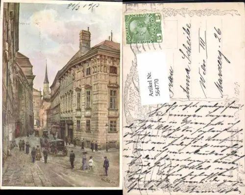 564770,tolle Künstler AK Erwin Pendl Wien Augustinerstraße pub B.K.W.I. 431-5