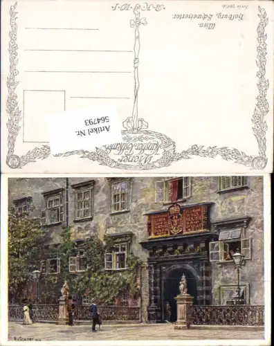 564793,Künstler AK Ernst Graner Wien Hofburg Schweizertor B.K.W.I. 792-4