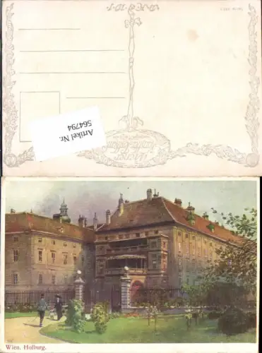564794,Künstler AK R. Preuss Wien Hofburg pub B.K.W.I. 432-1