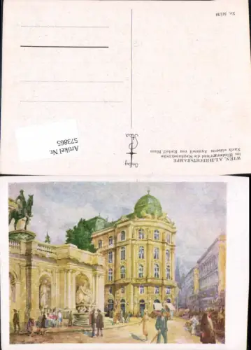 573865,Künstler AK Rudolf Blum Wien Albrechtsrampe