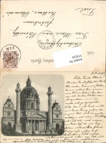 574224,Wien Karlskirche pub Deutsch 153