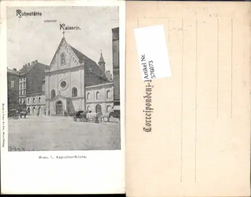 576073,Wien Innere Stadt Kapuziner Kirche