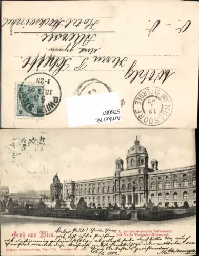 576087,Wien Innere Stadt Naturhistorisches Museum pub Sperling 16954