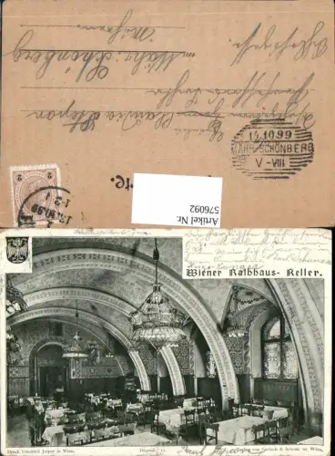 576092,Wien Innere Stadt Rathaus Keller Rathaus