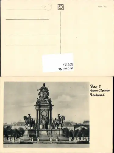 576112,Wien Innere Stadt Maria Theresien Denkmal