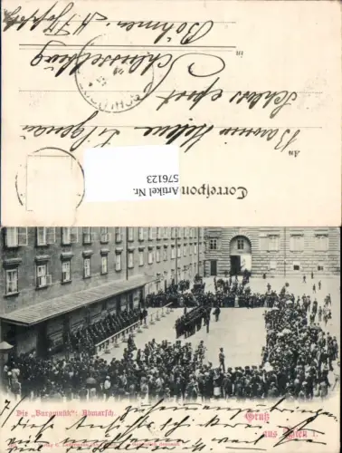 576123,Wien Innere Stadt Burgmusik Burg Abmarsch pub Ledermann 30