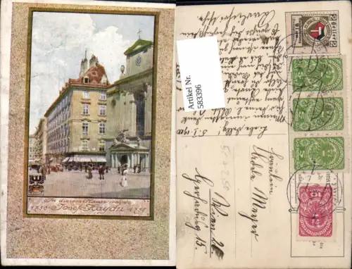 583396,Künstler AK Richard Moser Wien Josef Haydn Haus