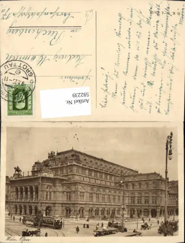 592239,Wien Innere Stadt Staatsoper Oper Vienna