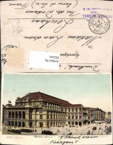 592241,Wien Innere Stadt Staatsoper Oper Vienna