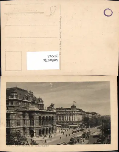 592245,Wien Innere Stadt Staatsoper Oper Vienna Kärntnerring