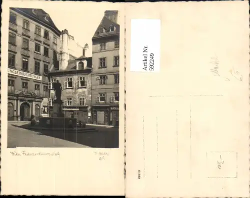 592249,Foto Ak Wien Innere Stadt Franzikanerplatz Vienna pub H. Markl 96
