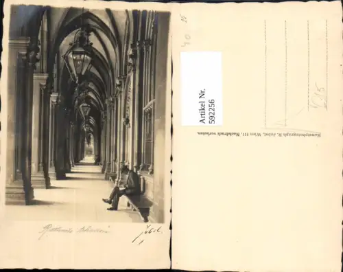 592256,Foto Ak Wien Innere Stadt Rathaus Arkaden Vienna pub R. Jobst