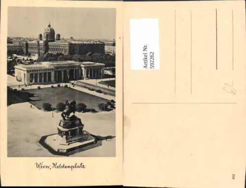 592262,Wien Innere Stadt Heldenplatz Reiterdenkmal Vienna