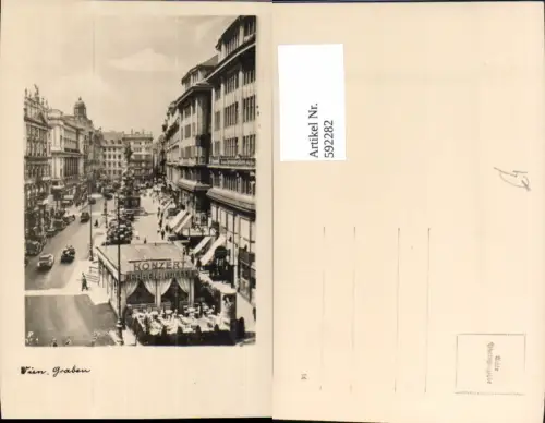 592282,Foto Ak Wien Innere Stadt Graben Vienna