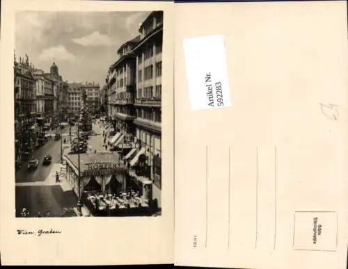 592283,Foto Ak Wien Innere Stadt Graben Vienna