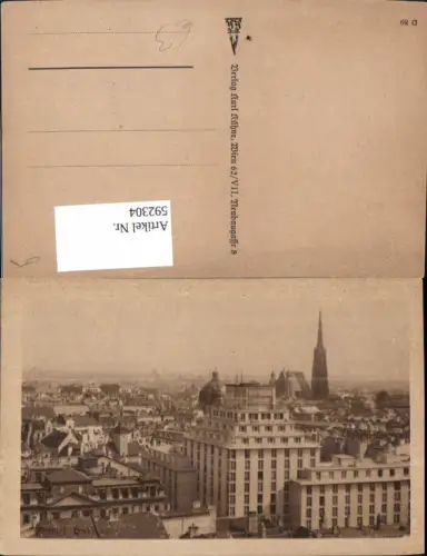 592304,Wien Innere Stadt Hochhaus m. Stephansdom i. Hintergrund Vienna