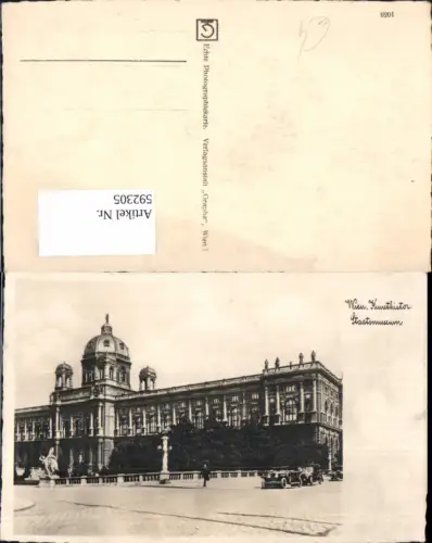 592305,Foto Ak Wien Innere Stadt Kunsthistorisches Museum Theresienplatz Vienna
