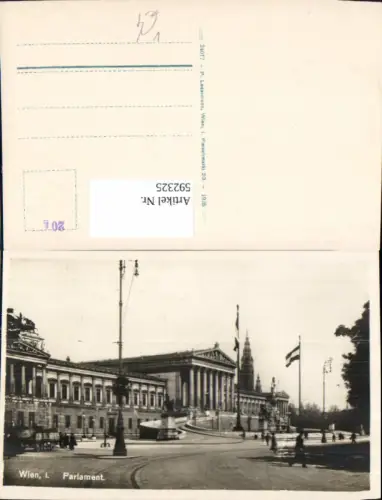 592325,Wien Innere Stadt Parlament Vienna pub P. Ledermann 24017