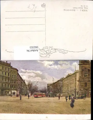 592353,Künstler Ak Pendl Wien Innere Stadt Kolowratring Ringstraße Vienna pub Kilophot 54