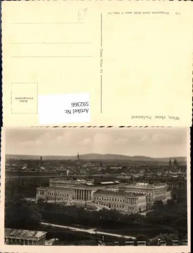592366,Foto Ak Wien Innere Stadt Parlament Vienna