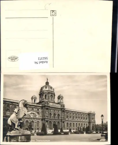 592372,Foto Ak Wien Innere Stadt Naturhistorisches Museum Theresienplatz Vienna