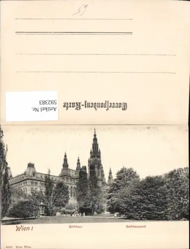 592383,Wien Innere Stadt Rathaus Rathauspark Vienna