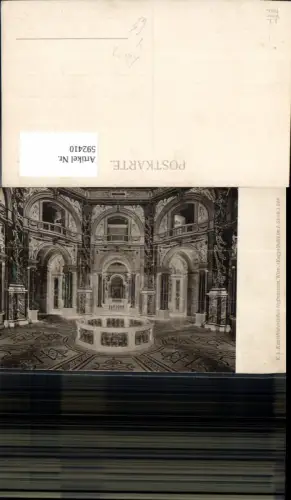 592410,Wien Innere Stadt Kunsthistorisches Museum Kuppelhalle Innen Vienna pub J. Löwy 218