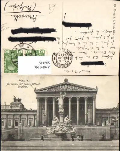 592415,Wien Innere Stadt Parlament Brunnen Vienna