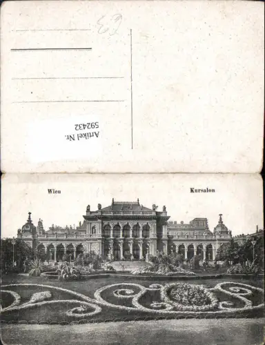 592432,Wien Innere Stadt Kursalon Garten Blumen Vienna