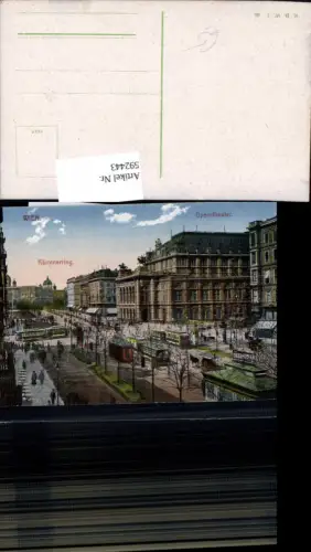 592443,Wien Innere Stadt Kärntnerring Operntheater Staatsoper Straßenbahn Vienna
