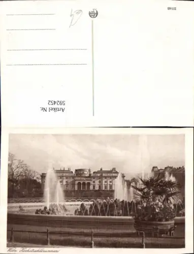 592452,Wien Innere Stadt Hochstrahlbrunnen Schwarzenbergplatz Vienna
