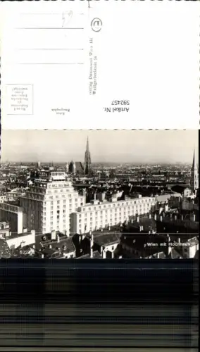592457,Foto Ak Wien Innere Stadt Hochhaus Herrengasse Vienna
