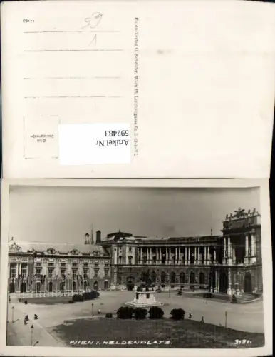 592483,Foto Ak Wien Innere Stadt Heldenplatz Vienna pub Scheider 3131