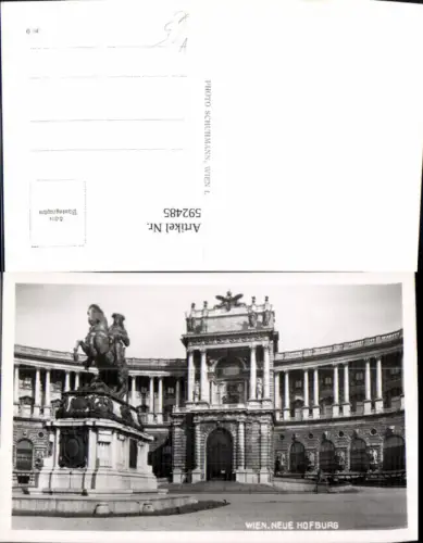 592485,Foto Ak Wien Innere Stadt Neue Hofburg Vienna pub Schuhmann